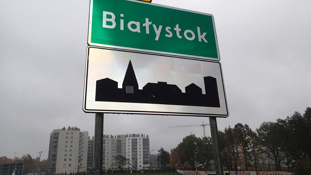 Stadtgrenze von Bialystok