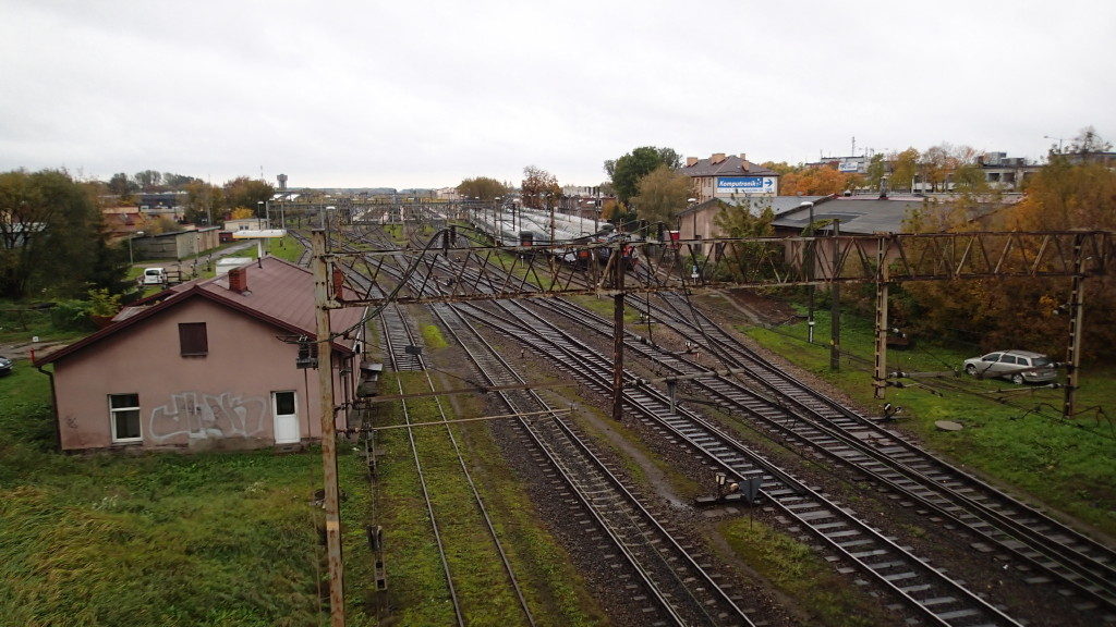 Bedeutender Verkehrshalt der Rail Baltica